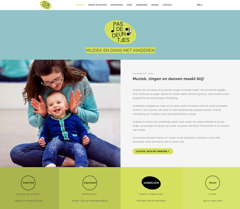 webdesign dans kinderen