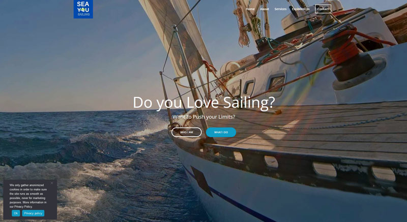 webdesign sailing